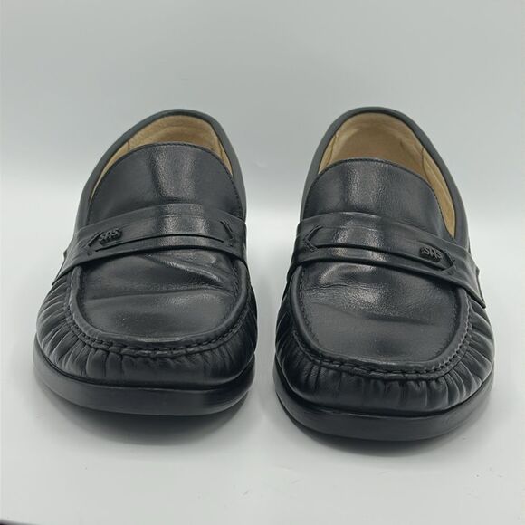 SAS Ace Slip On Loafer Size 9 9W Black Leather Upper - Picture 6 of 13